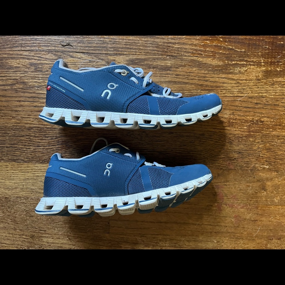 Womens Blue Cloud Running Shoe